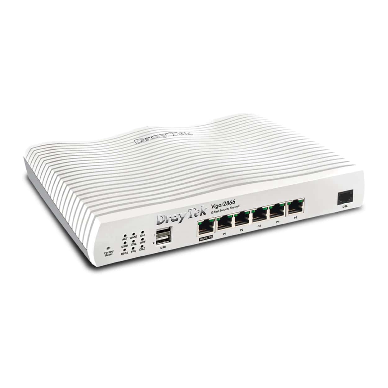 Draytek Vigor 2866Ax (WiFi6) VDSL2 & ADSL2+ Dual-WAN Wireless Security - Görsel 2