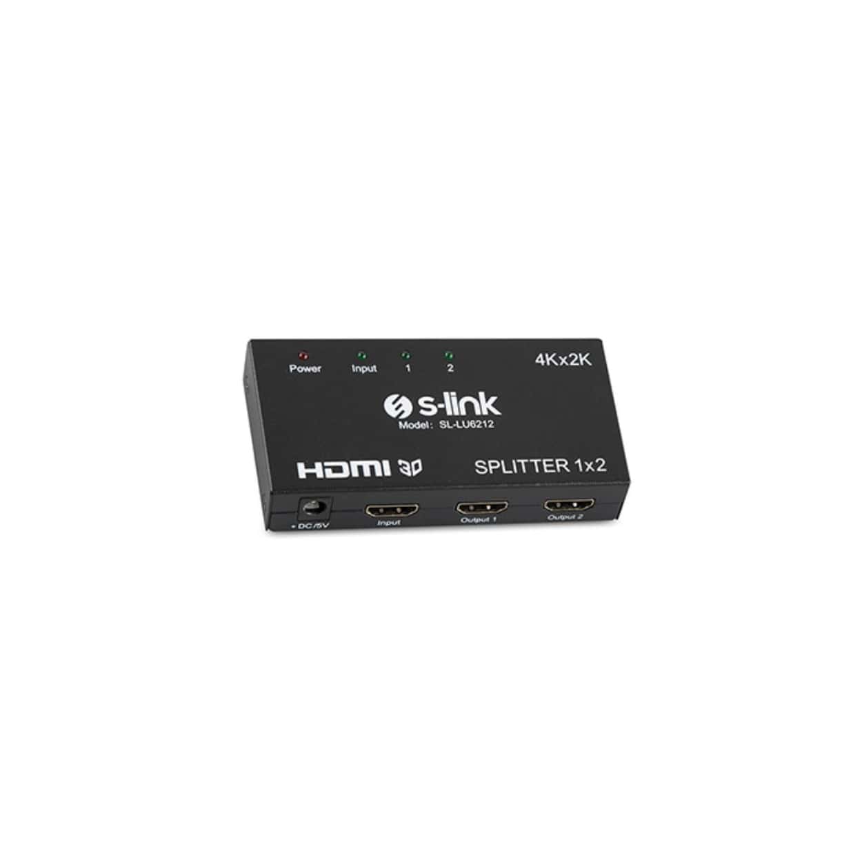 S-LINK SL-LU6212 2 Port 4K*2K HDMI Splitter - Görsel 1