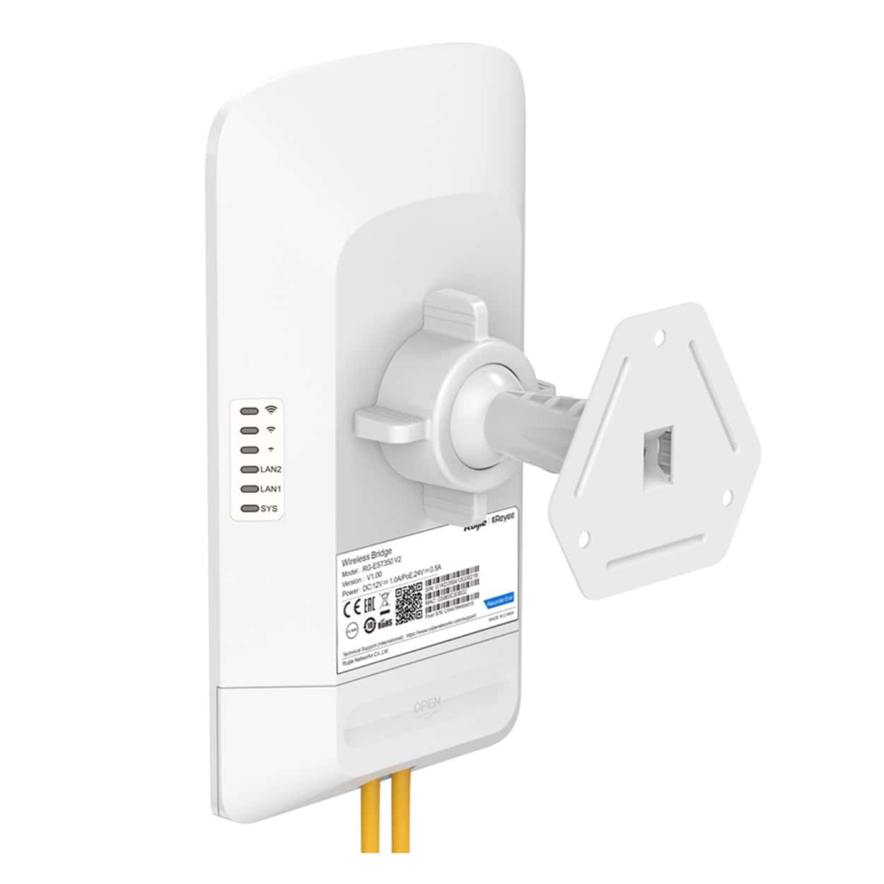 RUIJIE REYEE RG-EST350 2.4GHz & 5GHz 5km Wrlss Bridge 2'li Set - Görsel 4