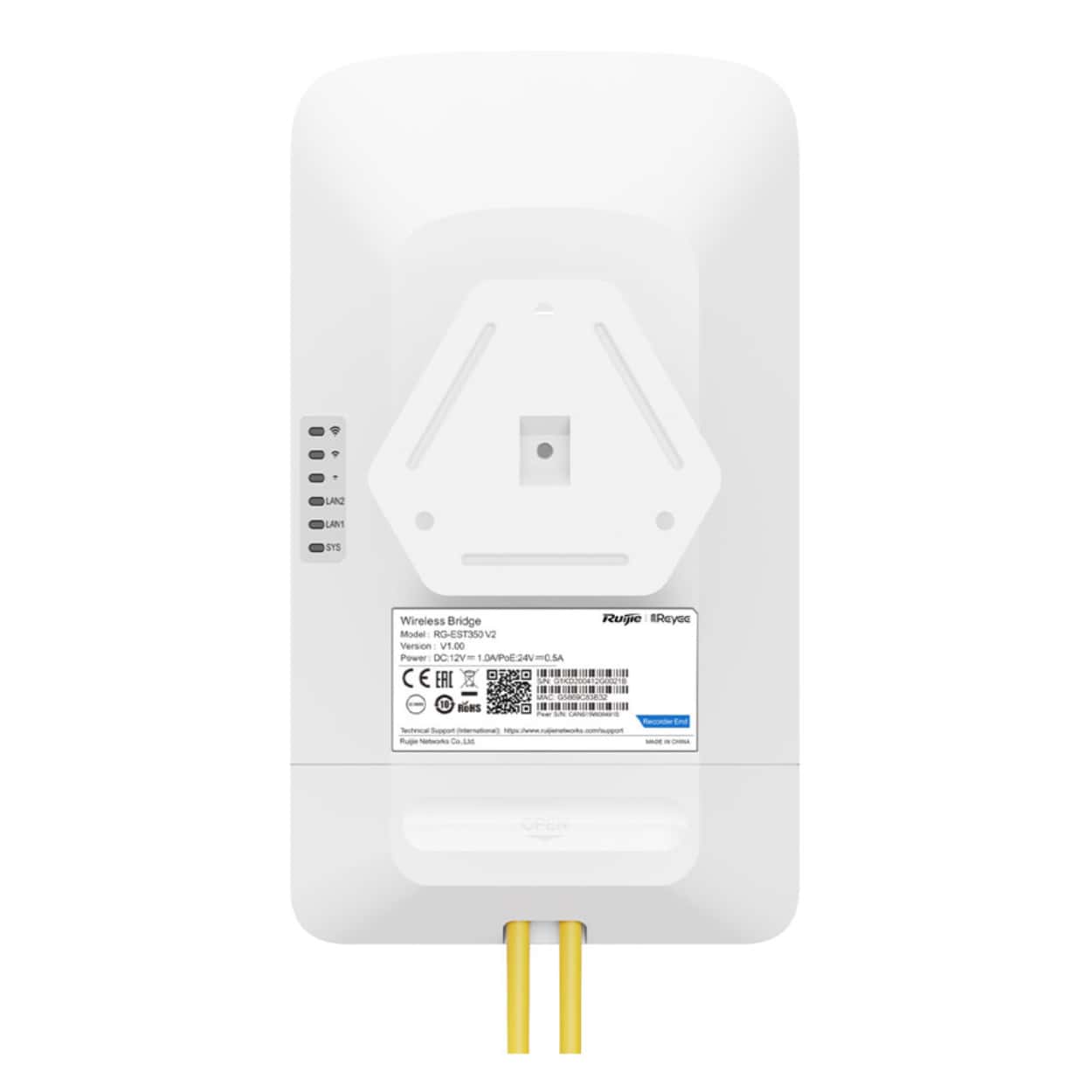 RUIJIE REYEE RG-EST350 2.4GHz & 5GHz 5km Wrlss Bridge 2'li Set - Görsel 5