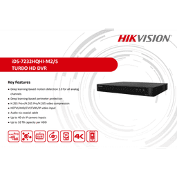 HIKVISION IDS-7232HQHI-M2/S  32 Kanal Hybrit Kayıt Cihazı ( AcuSense ) - Küçük Görsel 2