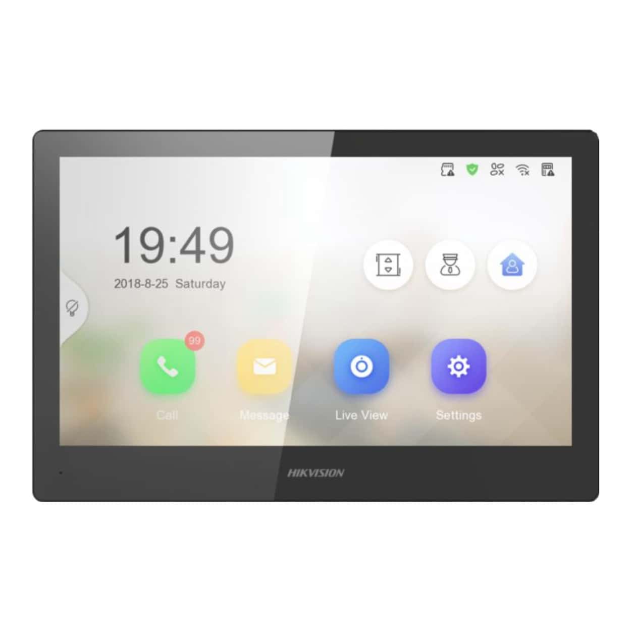 HIKVISION DS-KH8520-WTE1 IP Intercom  İç Ünitesi - Görsel 1