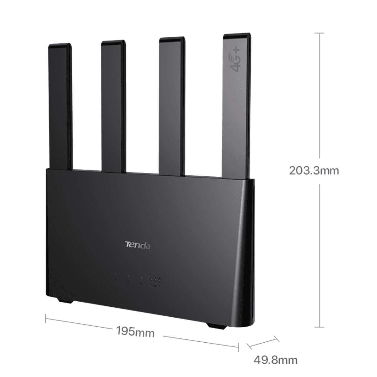TENDA 4G08 AC1200 300Mbps-867 Mbps Dual Band 4G LTE Wi-Fi Router - Görsel 1