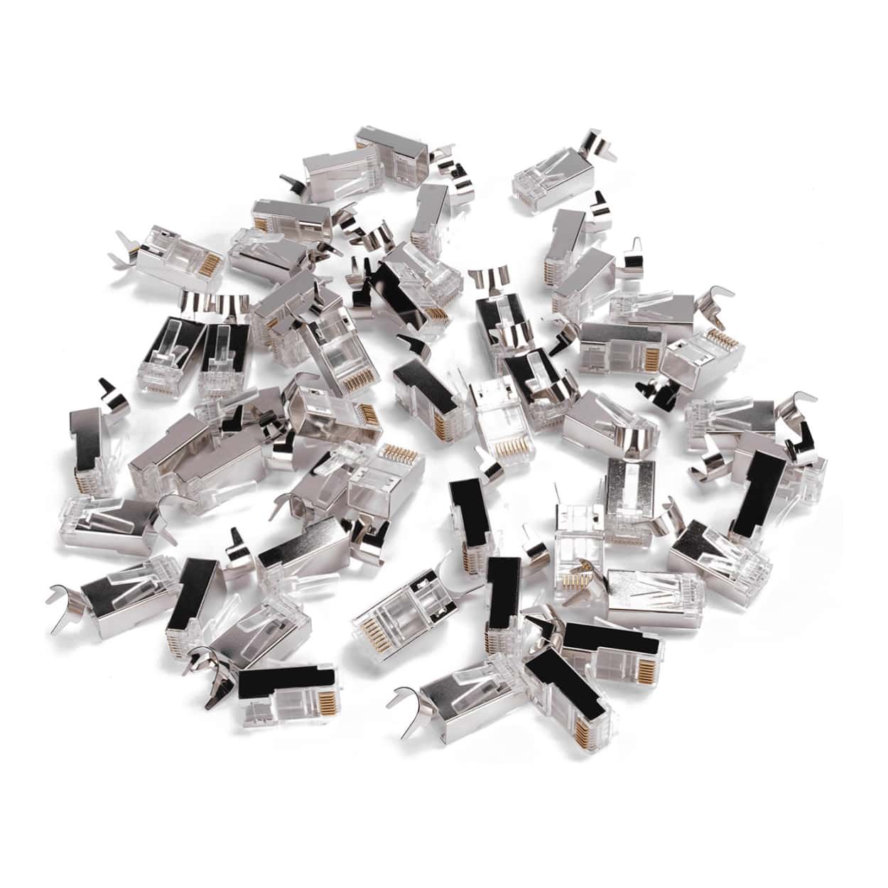 S-LINK SL-CAT712 CAT7 FTP Metal Jack 50'li Kavanoz - Görsel 1