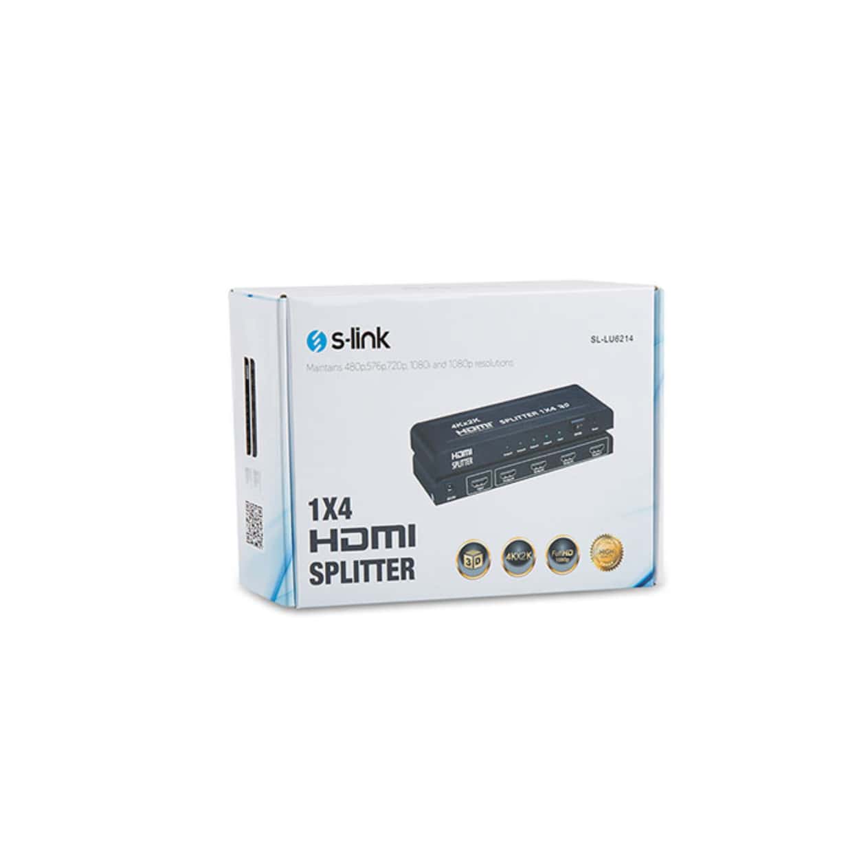 S-LINK SL-LU6214 4 PORT 4K+2K HDMI Splitter Çoklayıcı - Görsel 4