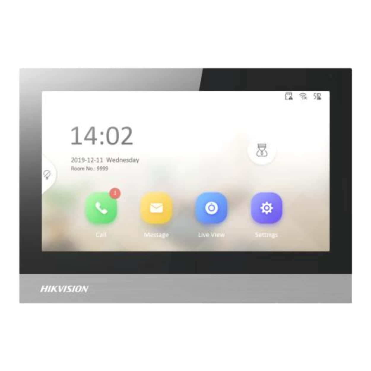 HIKVISION DS-KH8380-WTE1/Gömme IP Intercom  İç Ünitesi - Görsel 1