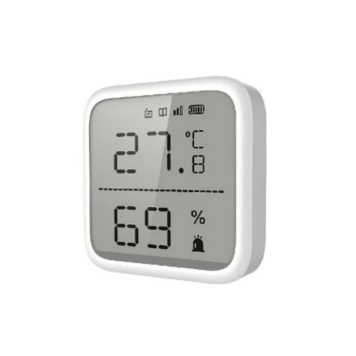 HIKVISION Kablosuz Sıcaklık ve Nem Dedektörü / DS-PDTPH-E-WE - Görsel 1