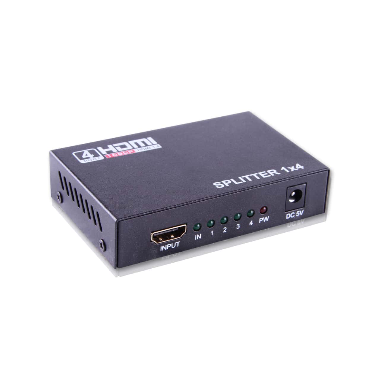 QPORT FULL HD 1 GIRIS 4 CIKIS HDMI SPLITTER (SINYAL COGALTICI) (Q-SPL4) - Görsel 3