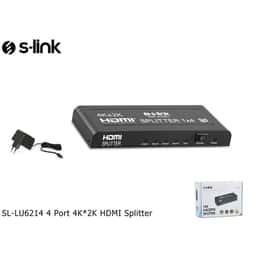 S-LINK SL-LU6214 4 PORT 4K+2K HDMI Splitter Çoklayıcı - Küçük Görsel 3
