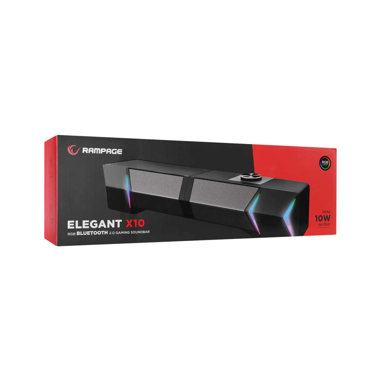 RAMPAGE Elegant X10 2.0 Bluetooth'lu Rms 3W*2 RGB Işıklı Multimedia Usb 5V 45dB - Görsel 2