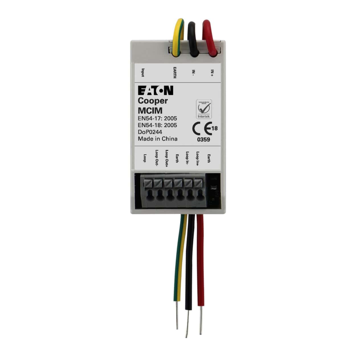 COOPER MCIM Elektronik Adreslenebilir Mini Giriş İzleme Modülü, Dahili Kısa - Görsel 2