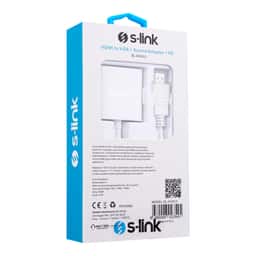 S-LINK SL-HVS13 HDMI to VGA + Audio Micro Usb Çevirici - Küçük Görsel 4