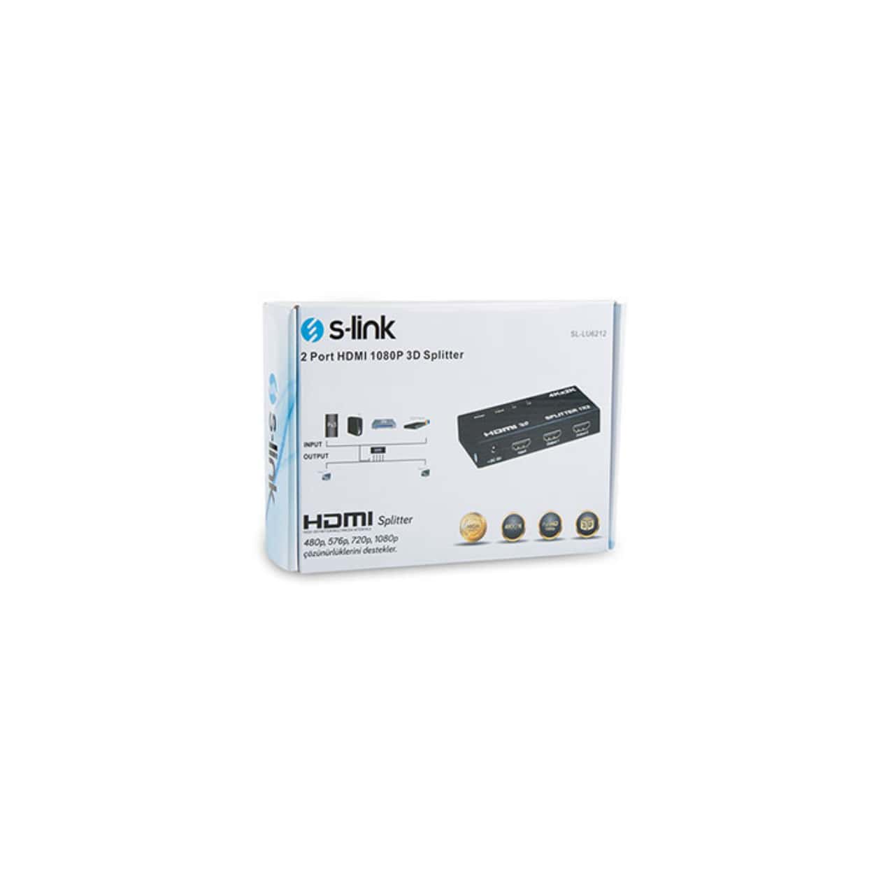 S-LINK SL-LU6212 2 Port 4K*2K HDMI Splitter - Görsel 4