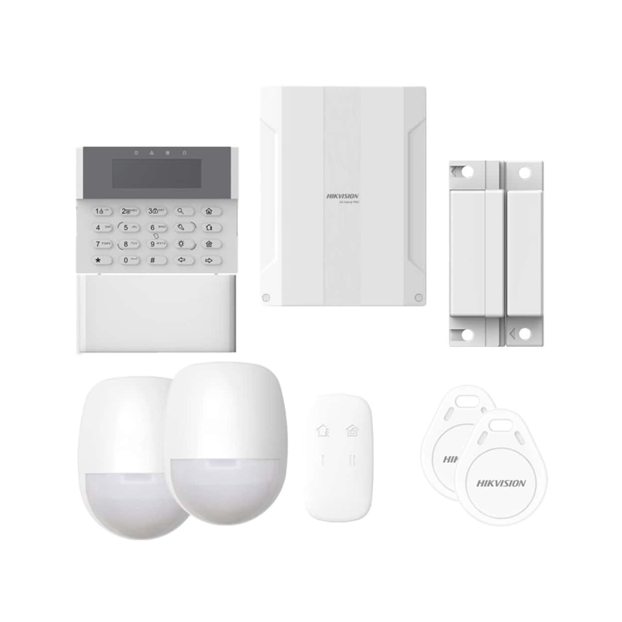 HIKVISION Hybrid Pro Alarm Panel Seti 64 Z ( 64 Zone, 868MHz ) / DS-PHA64-Kit-WE - Görsel 1