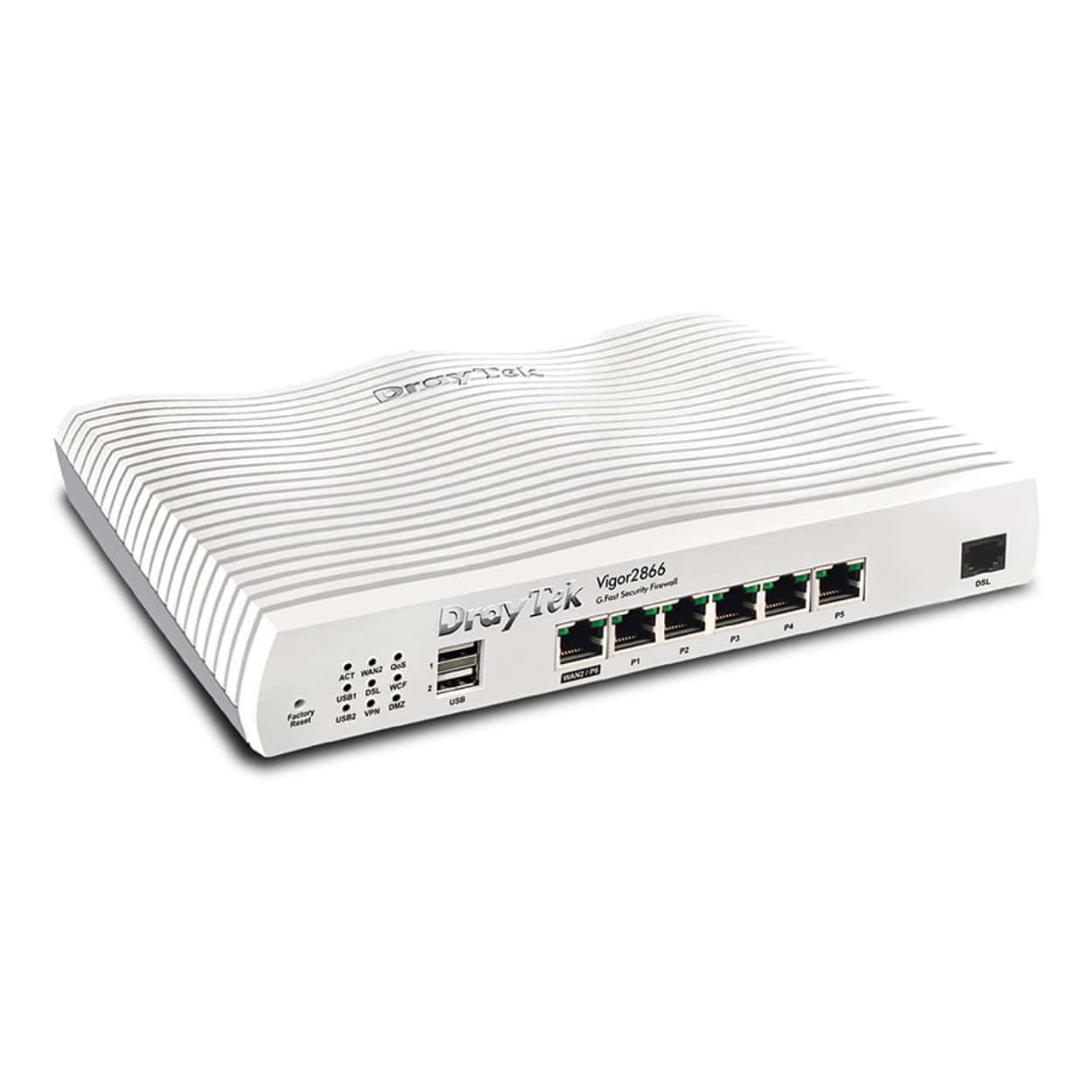 DRAYTEK Vigor 2866 VDSL2 & ADSL2+ Dual-WAN Security Firewall - Görsel 1