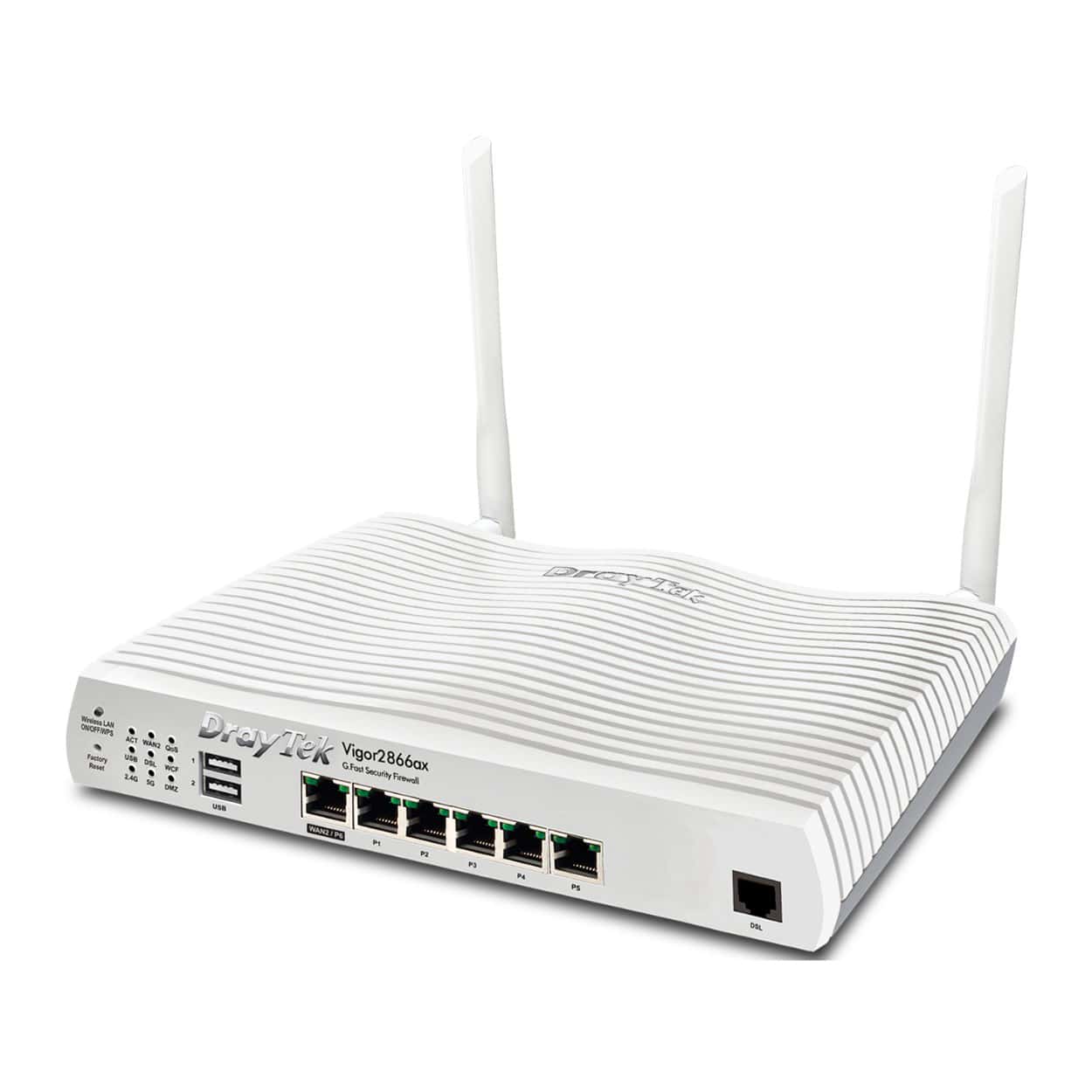 Draytek Vigor 2866Ax (WiFi6) VDSL2 & ADSL2+ Dual-WAN Wireless Security - Görsel 4